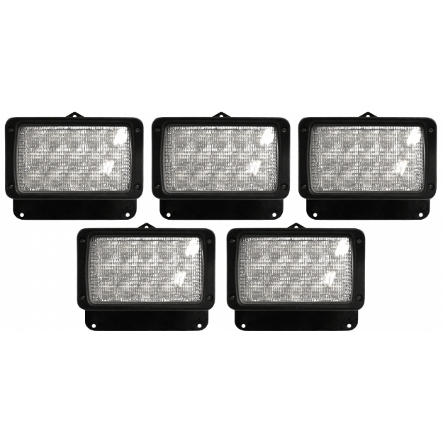 Picture of LED Wide Flood Beam Grille Mounted Light Kit for Caterpillar Tractors (Pkg. of 5)